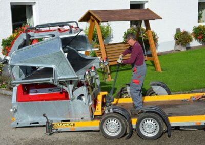Hydraulická fixační klec pro skot RED Q