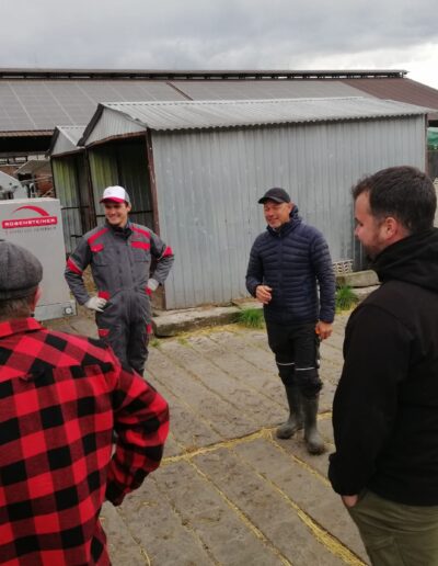 Předváděcí akce fixačních klecí pro skot Rosensteiner